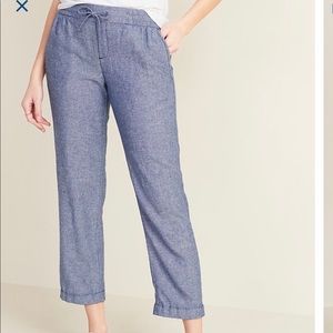 NWOT Mid Rise Linen Pants